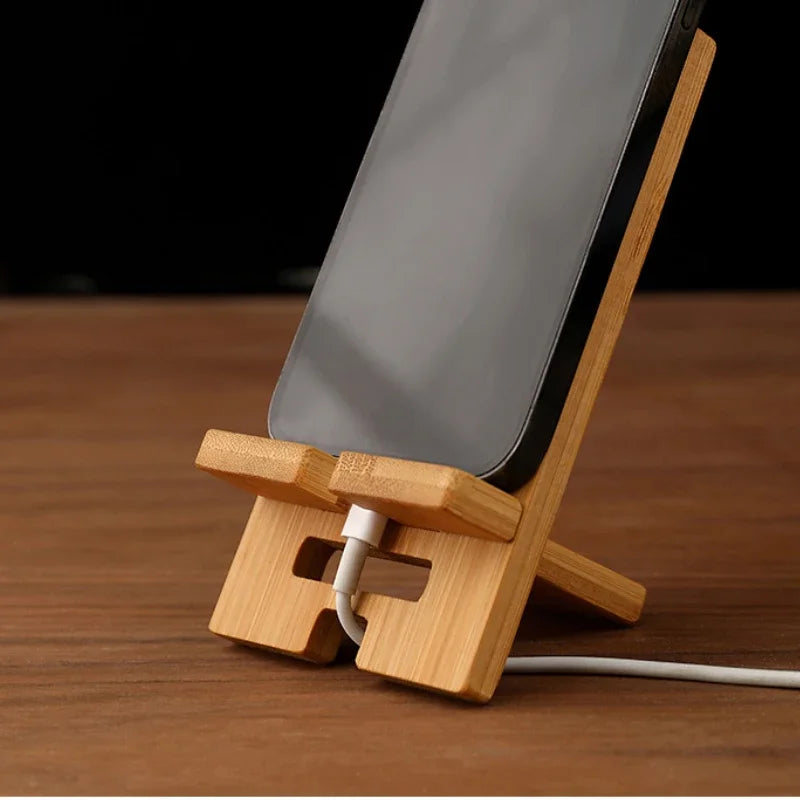 Wooden Phone Cradle